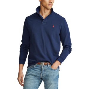 Ralph Lauren Polo manches longues droit custom fit Bleu Marine - Taille L;M;S;2XL