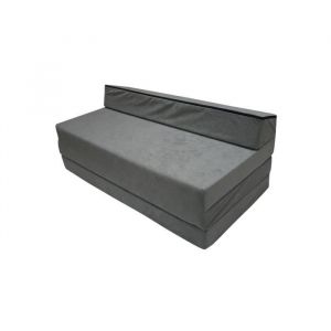 Image de Natalia Spzoo Matelas pliant sofa pour adultes et enfants, choix des couleurs 200 cm de long sélection des couleurs Gris