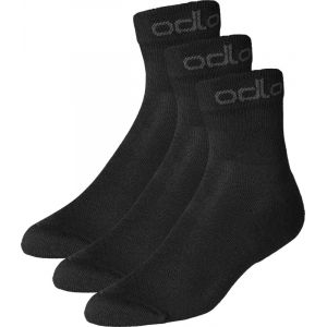 Odlo Active Quarter Socks 3 Pack, noir EU 45-47 Chaussettes course &agrave; pied