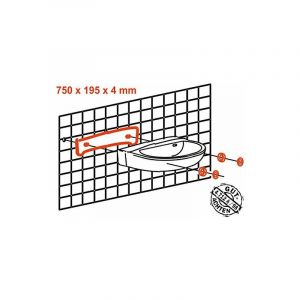 Cornat SSWT 750 mm isolation anti-bruit pour WST