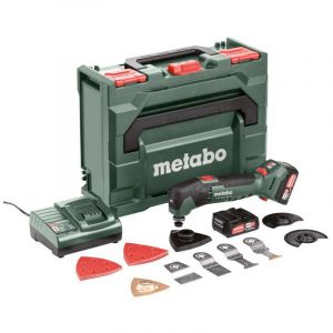 Metabo Outil multifonctions 12 v mt 12 Powermaxx, 2x2,0 Ah + 9 accessoires