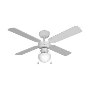 Image de Ventilateur de Plafond avec Lumière EDM Caribe Blanc 50 W