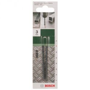 Bosch 2609255004 - Foret à métaux laminé HSS-R, DIN 338 3,0 x 33 x 61 mm