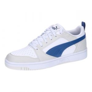 Puma Mixte Rebound v6 Low Sneaker, Vapor Gray-Clyde Royal White, 42.5 EU