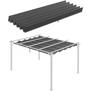 MH Toile de rechange pergola rétractable MIRROS grise