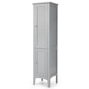 Armoire de toilette Coast - 5 couches - MDF - 37 x 37 x 160 cm - Gris
