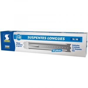 Suspentes Longues 300 mm F45 Semin Boite de 50