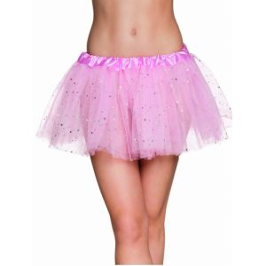 Tutu rose étoile scintillante femme Taille Unique