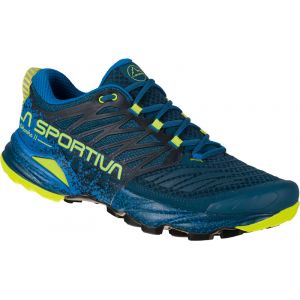 La Sportiva Akasha II Chaussures de course Homme, bleu/vert EU 41 Chaussures trail