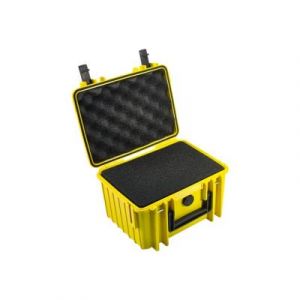 B&W International Outdoor Case Type 2000 jaune - Valise photo, insert en mousse