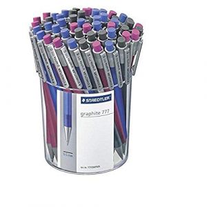 Staedtler Graphite 777 - Gobelet 50 porte-mines 0,7 mm assortis