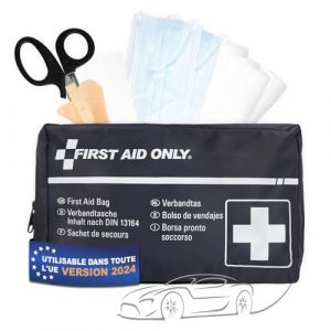 First Aid Only Sachet de Secours pour Automobile Din 13164 Bleu P-10019