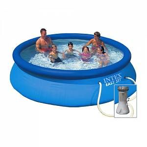 Intex Piscine Easy Set et &eacute;purateur - Diam. 3,66 x 0,76 m