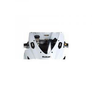 R&G Caches orifices rétroviseurs Racing noir Suzuki GSX-R 750 06-10