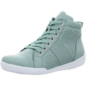 Andrea Conti Femme Damen Sneaker Basket, Menthe poivrée, 40 EU