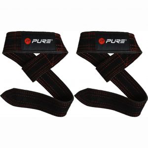 Pure2Improve Sangles de levage cuir de buffle 60 x 4 cm