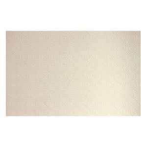 Image de DC Fix Nappe de protection ovale Padua mousse blanc 135 x 220 cm