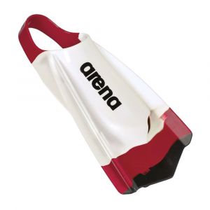 Arena Powerfin PRO Swim Training Fins, Red-Black-White, 12.5-13