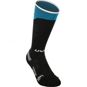UYN Compression One Chaussettes De Running Femmes - Noir, Turquoise