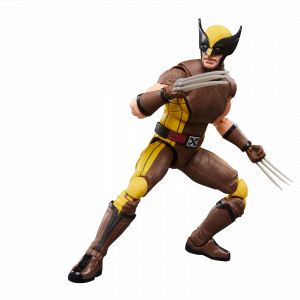 Marvel Legends Series, Figurine de Collection Wolverine (Costume Marron) &agrave; l'&eacute;chelle 15 cm inspir&eacute;e du Film Deadpool & Wolverine de Marvel Studios, Cadeau
