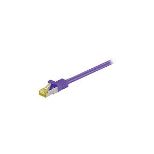 Cordon RJ45 catégorie 7 S/FTP 7.5 m (Violet)