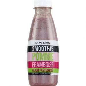 Monoprix Smoothie pomme framboise flash pasteuris&eacute; - La bouteille de 50cl