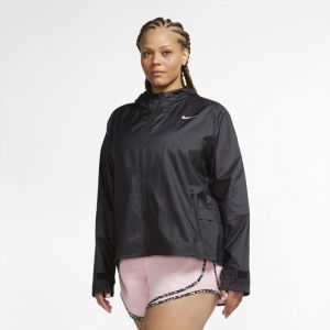 Nike Grande Taille - Veste de running Essential pour Femme - Noir - Taille 50-52 - Female