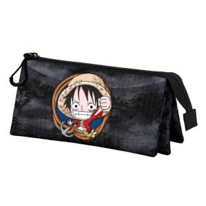 Karactermania One Piece Ropes-Trousse Triple, Noir, 23 x 11 cm