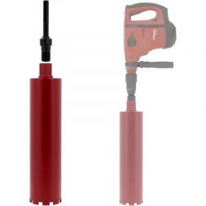 Couronne diamant &Oslash; 108 mm avec adaptateur pour perceuse et perforateur SDS-max