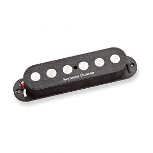 Seymour Duncan SSL-4 S&eacute;rie simple Quarter-Pound Flat Strat sans capot Micro pour Guitare Electrique Noir