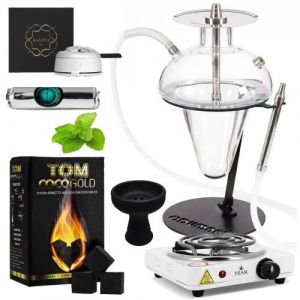 Od an Pack chicha Od an N5 Junior + Foyer Vortex Silicone + Kaloud Lotus + Plaque électrique + Charbon Tom Cococha