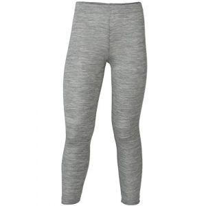 Engel Legging long en laine et soie Taille 92-176, 5 couleurs - Gris - 24 mois