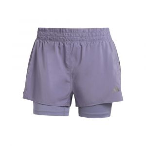 Adidas Femme Own The Run Climacool 2in1 Short, Preloved Violet, S