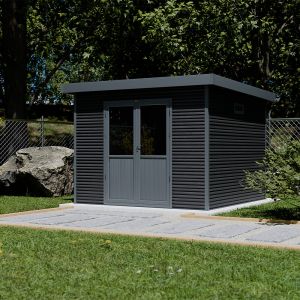 Abri De Jardin Onyx 33 - 9m Composite - Anthracite