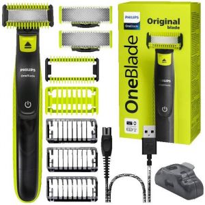 Philips Rasoir &Eacute;lectrique Homme - Oneblade Qp2824/10 - Visage Et Corps - &Eacute;tanche Rechargeable