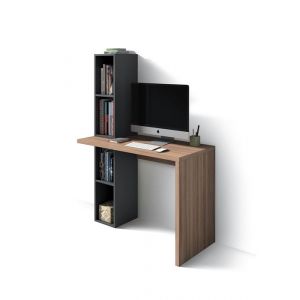 Rdasa Bureau, collection nelle, avec étagère inférieure et supérieure en mélamine