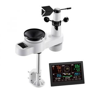 Station M&eacute;t&eacute;o - DUOKU - YT60308 - Solaire - &Eacute;cran 75 pouces - 5 en 1 WiFi