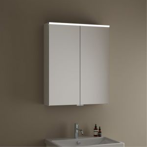 Burgbad Eqio Armoire de toilette, 2 portes, SPGS065F2009,