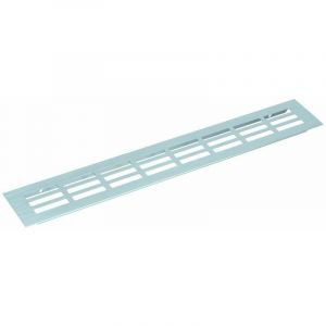 Cyclingcolors Grille de ventilation rectangulaire &agrave; encastrer multifonction A&eacute;ration Air Int&eacute;rieur Ext&eacute;rieur Meuble Murale Perfor&eacute;e Cache Protection, 600 x 60mm m&eacute;tallique aluminium anodis&eacute;