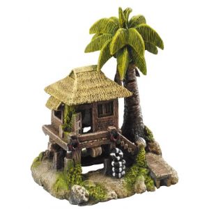 Europet Bernina EBI Décor Tropical Island #3 - 19,5x15x22,7 cm - Pour aquarium