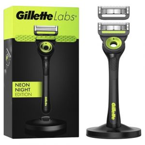 Gillette Labs Avec Barre Exfoliante, Rasoir Pour Homme De, 1 Manche, - 2 Recharges De Lames, Comprend Un Support Magn&eacute;tique Premium
