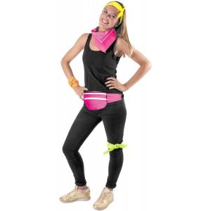 Ruedelafete Pochette Banane fluo, Rose