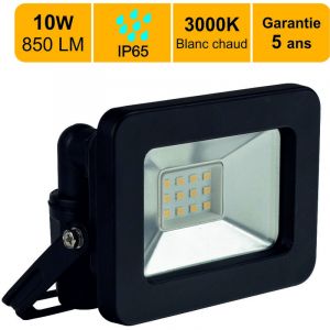 Lut&egrave;ce Projecteur LED 10W (Equiv. 90W) 850 LM Blanc chaud (3000K) IP65