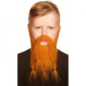 My Other Me Fun Company, Sl. Moustache Et Barbe Rousse. Tu. Enfant