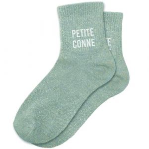 STC Chaussettes Sud Trading Paire de chaussettes paillettes petite conne - Couleur 36 / 41 - Taille Gris