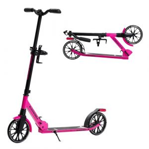 Trottinette - BLACKWHEELS - ZOOM - 2 roues - Noir-Rosa - Adulte