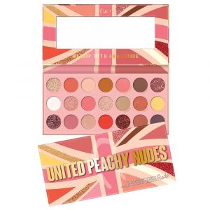 Rude Palette fards &agrave; paupi&egrave;res - United Peachy Nudes COSMETICS