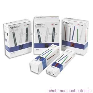 GBC 25 peignes en plastique pour format A4 (diam&egrave;tre 10 mm)