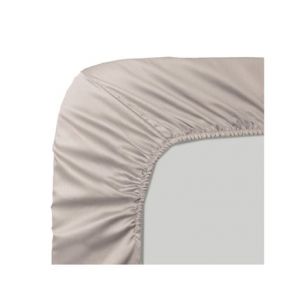 Drap housse b40 satin de coton 120 fils/cm² mordore Ava uni