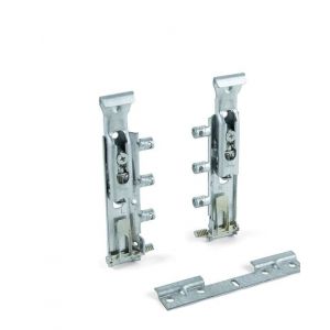 Emuca Ferrures de suspension invisibles pour armoires Levelup avec platine - 4008605